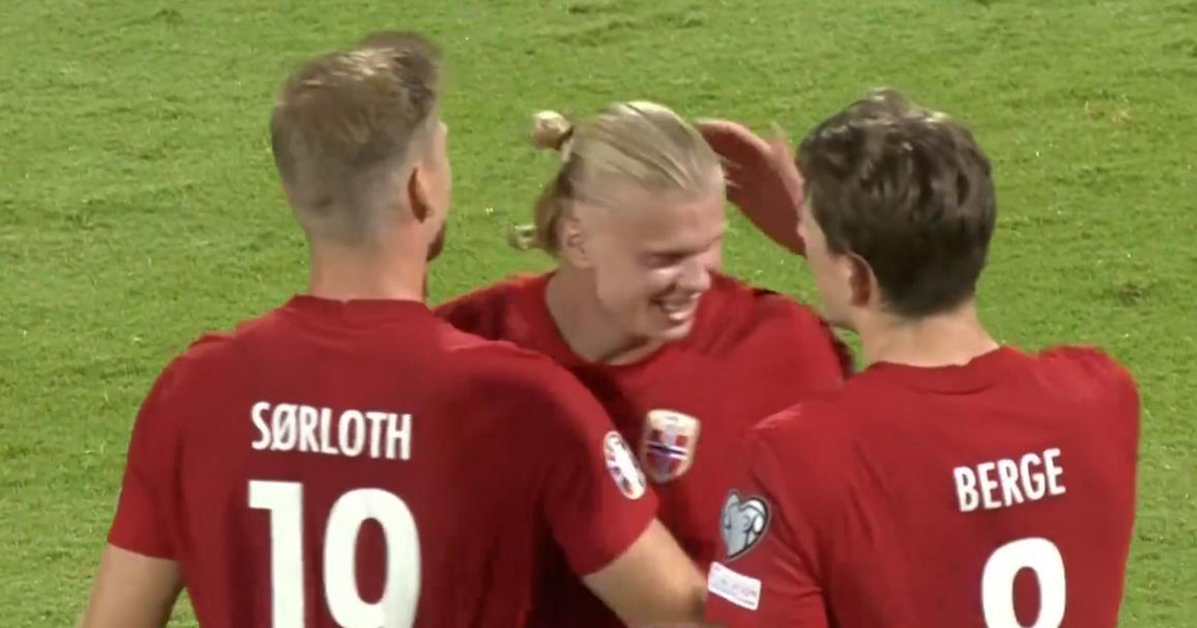 挪威队在欧洲杯预选赛中获得一场胜利