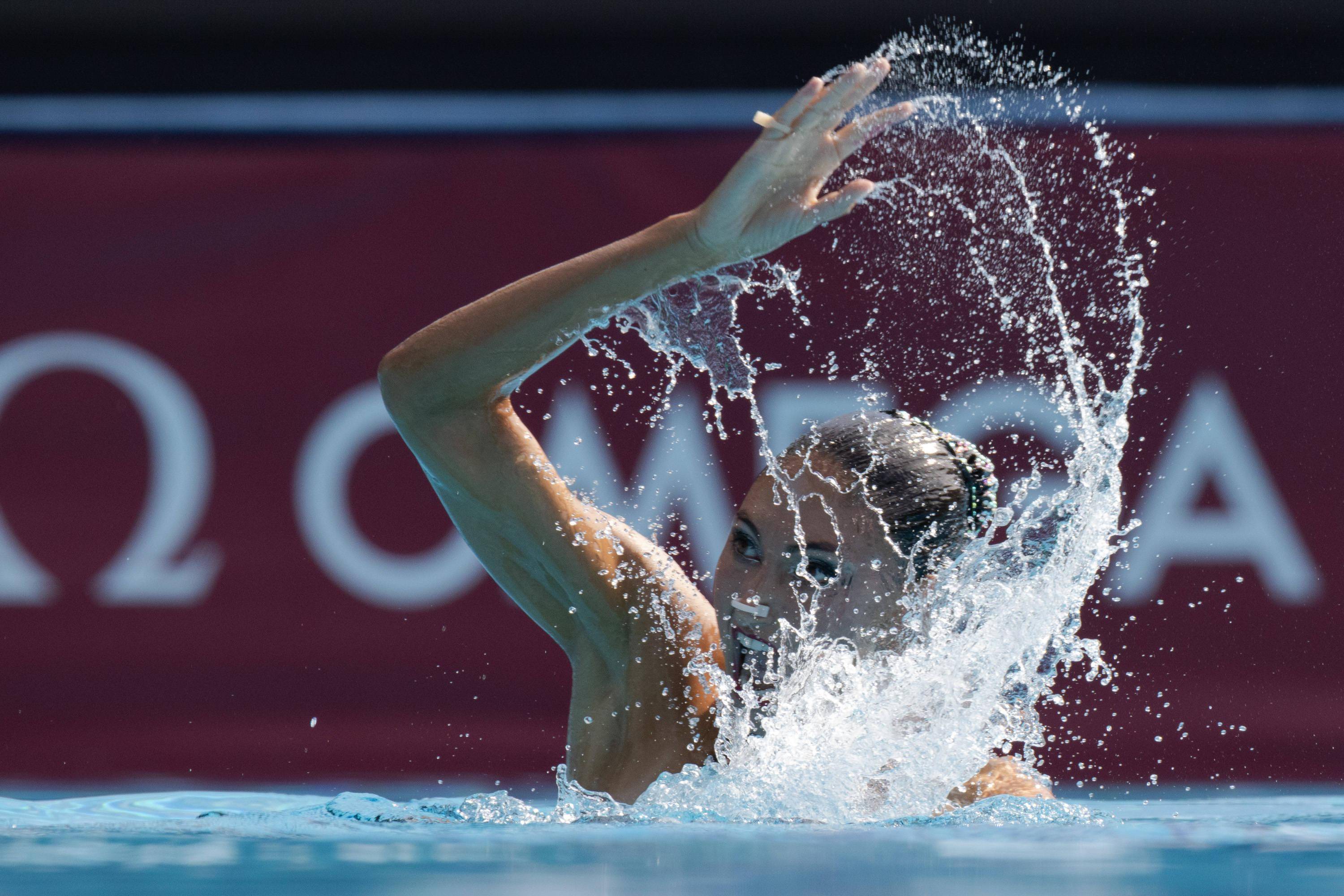 希腊选手在游泳项目中刷存在感
